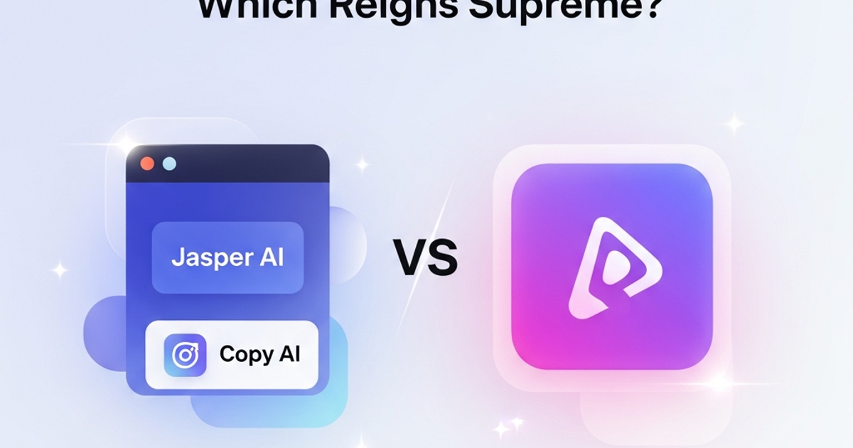 Featured illustration for: Jasper AI vs Copy AI: Which Reigns Supreme?