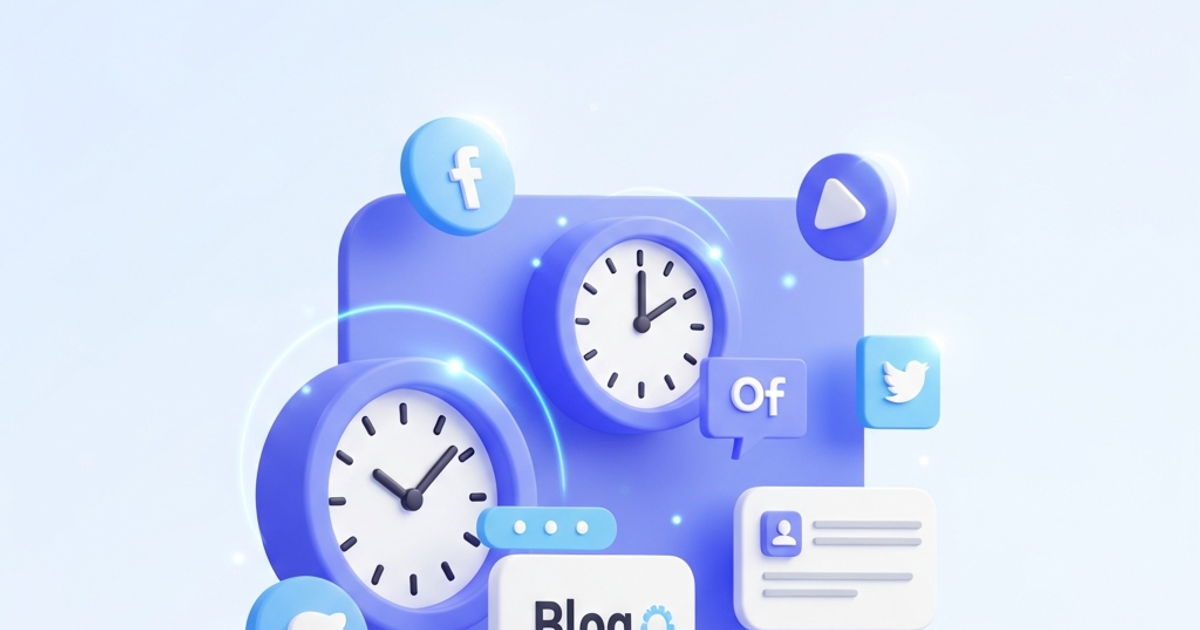 Featured illustration for: When to Tweet Your Blog Posts: The Ultimate Timing Guide